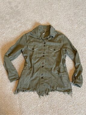 Free People Moonchild Olive Jacket